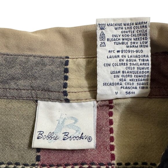 Bobbie Brooks Womens Fall Shirt Embroidered Leaves Long Sleeve Size XL/16-18 - Picture 11 of 12